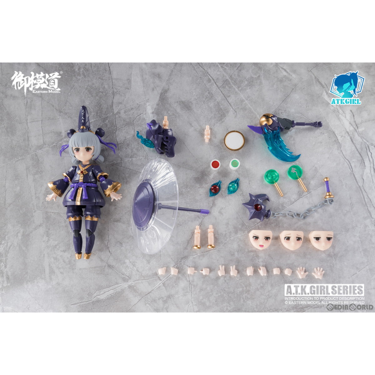 【新品即納】[PTM] ENDLESS NIGHTシリーズ 1/12 黒白無常(こくはくむじょう) 小七&小八(シャオチー&シャオバー) 通常版 プラスチックモデルキット プラモデル 御模道(EASTERN MODEL) (20231231)