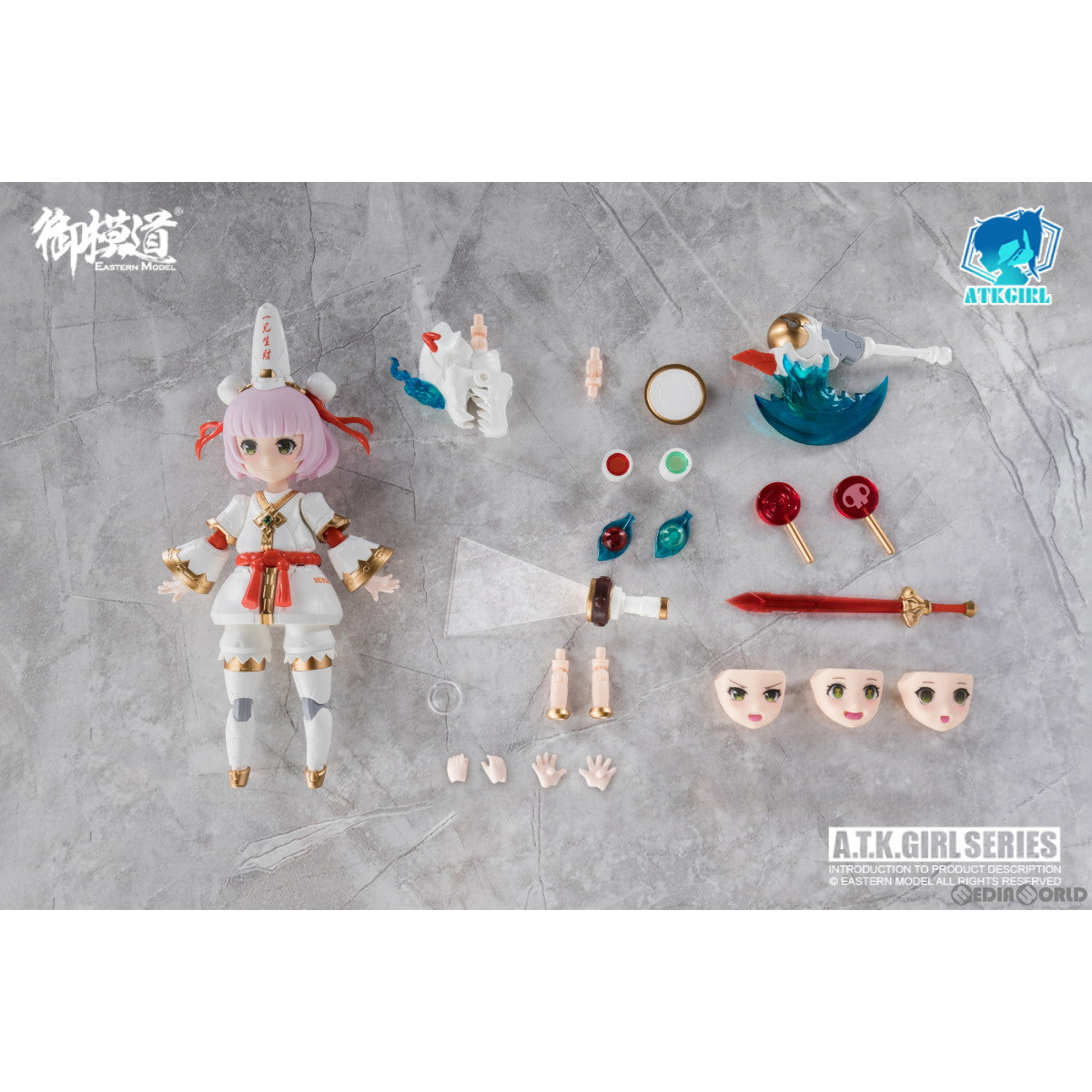 【新品即納】[PTM] ENDLESS NIGHTシリーズ 1/12 黒白無常(こくはくむじょう) 小七&小八(シャオチー&シャオバー) 通常版 プラスチックモデルキット プラモデル 御模道(EASTERN MODEL) (20231231)
