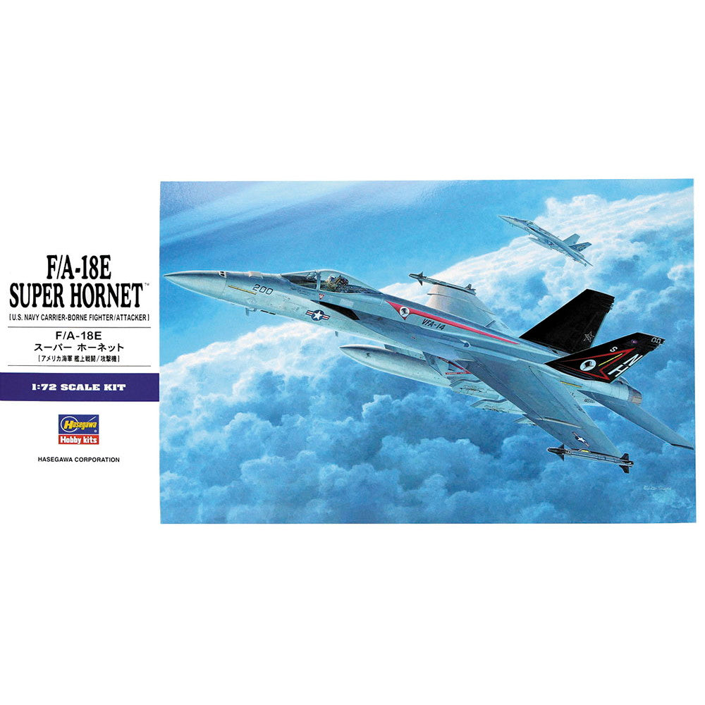 【中古即納】[PTM] 1/72 F/A-18E スーパーホーネット プラモデル(E19) ハセガワ(20191220)
