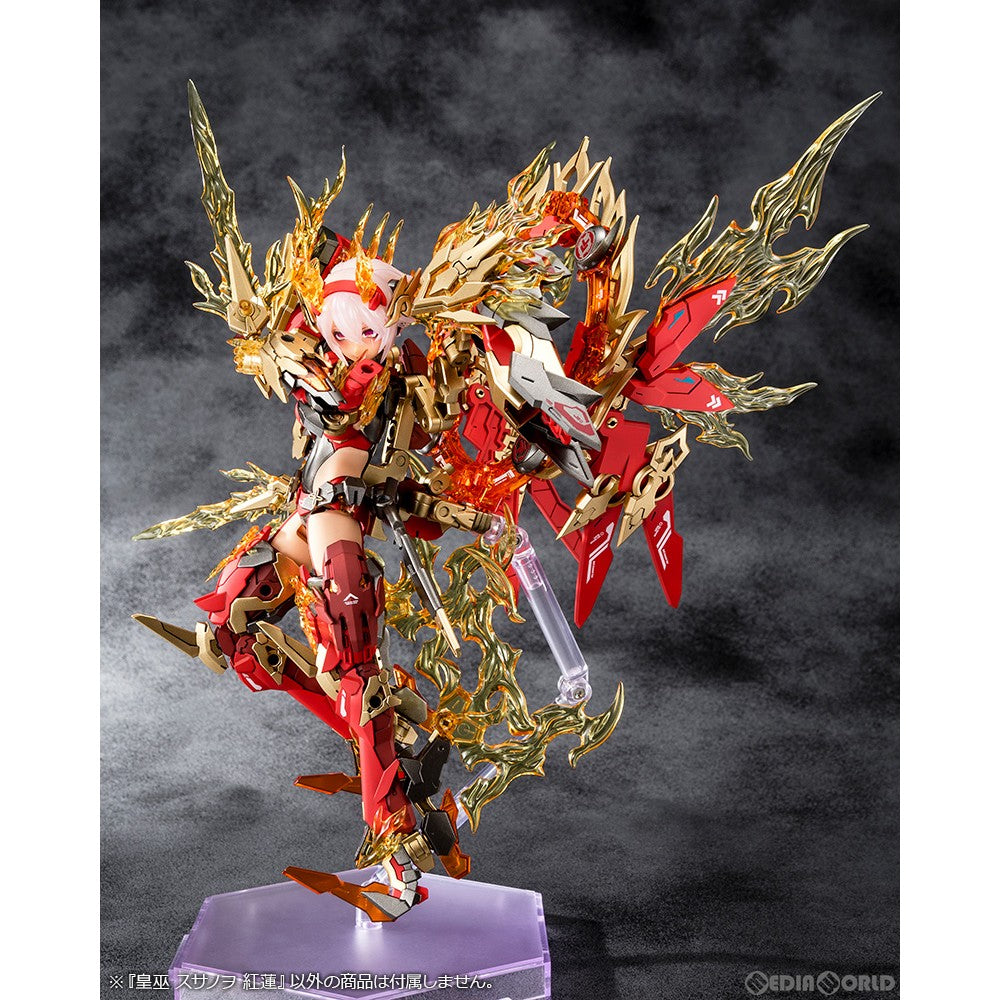 【新品即納】[PTM] メガミデバイス 1/1 皇巫 スサノヲ 紅蓮(オウブ スサノヲ グレン) プラモデル(KP745) コトブキヤ(20240426)