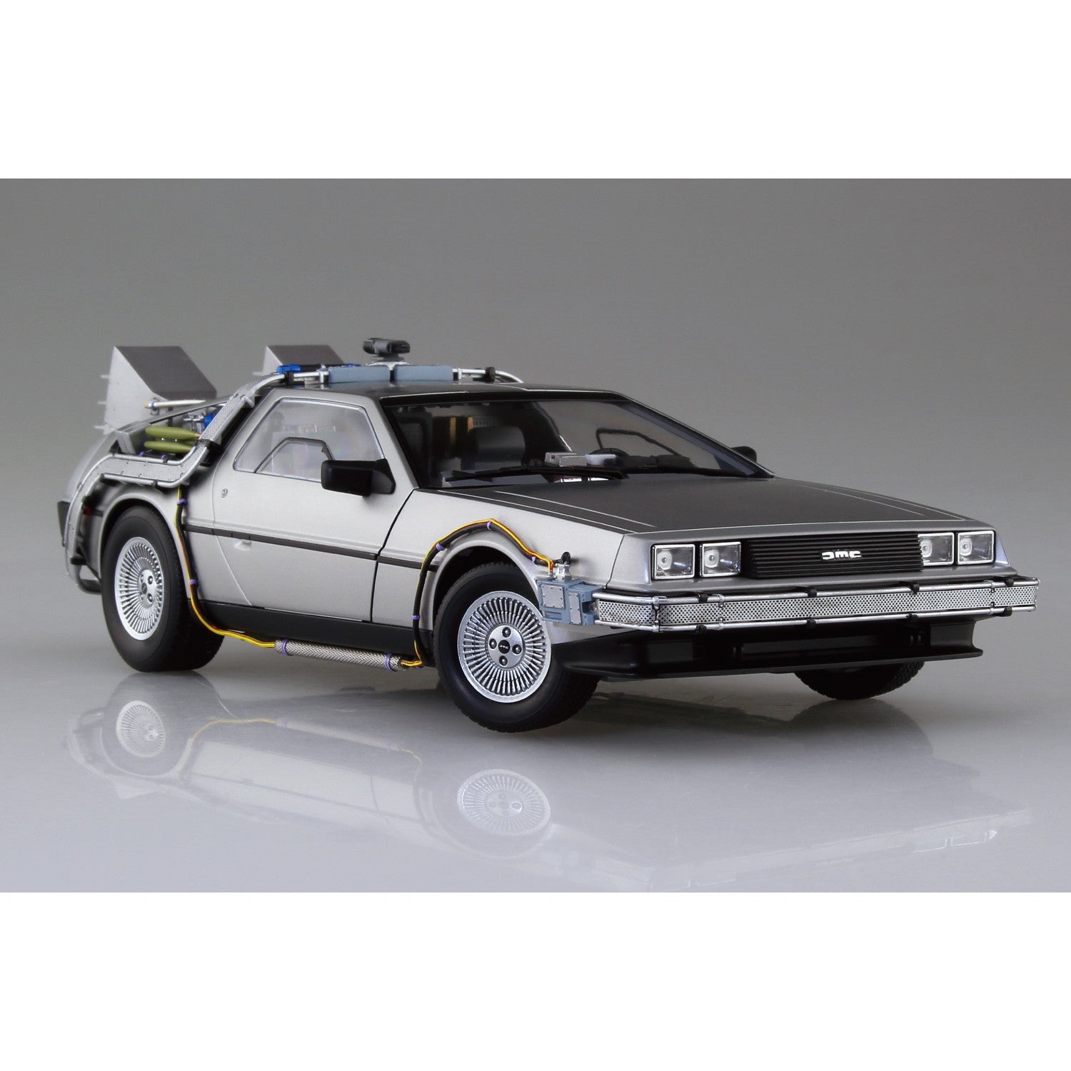 【新品】【お取り寄せ】[PTM] ムービーメカ No.BT-01 1/24 タイムマシン バック・トゥ・ザ・フューチャー PartI プラモデル(064368) アオシマ(20231031)