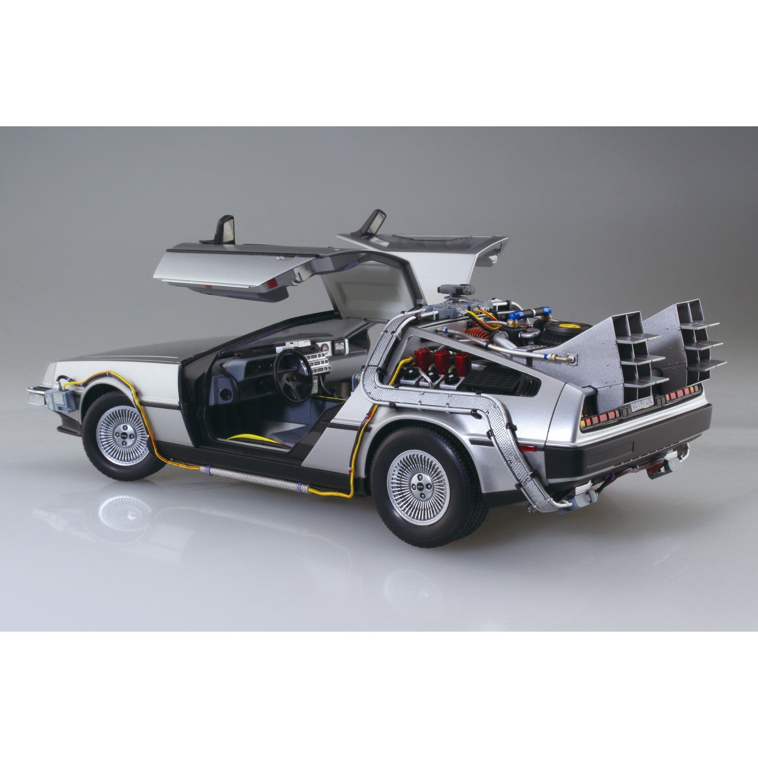 【新品即納】[PTM] (再販) ムービーメカ No.BT-01 1/24 バック・トゥ・ザ・フューチャー PartI タイムマシン プラモデル(064368) アオシマ(20250809)
