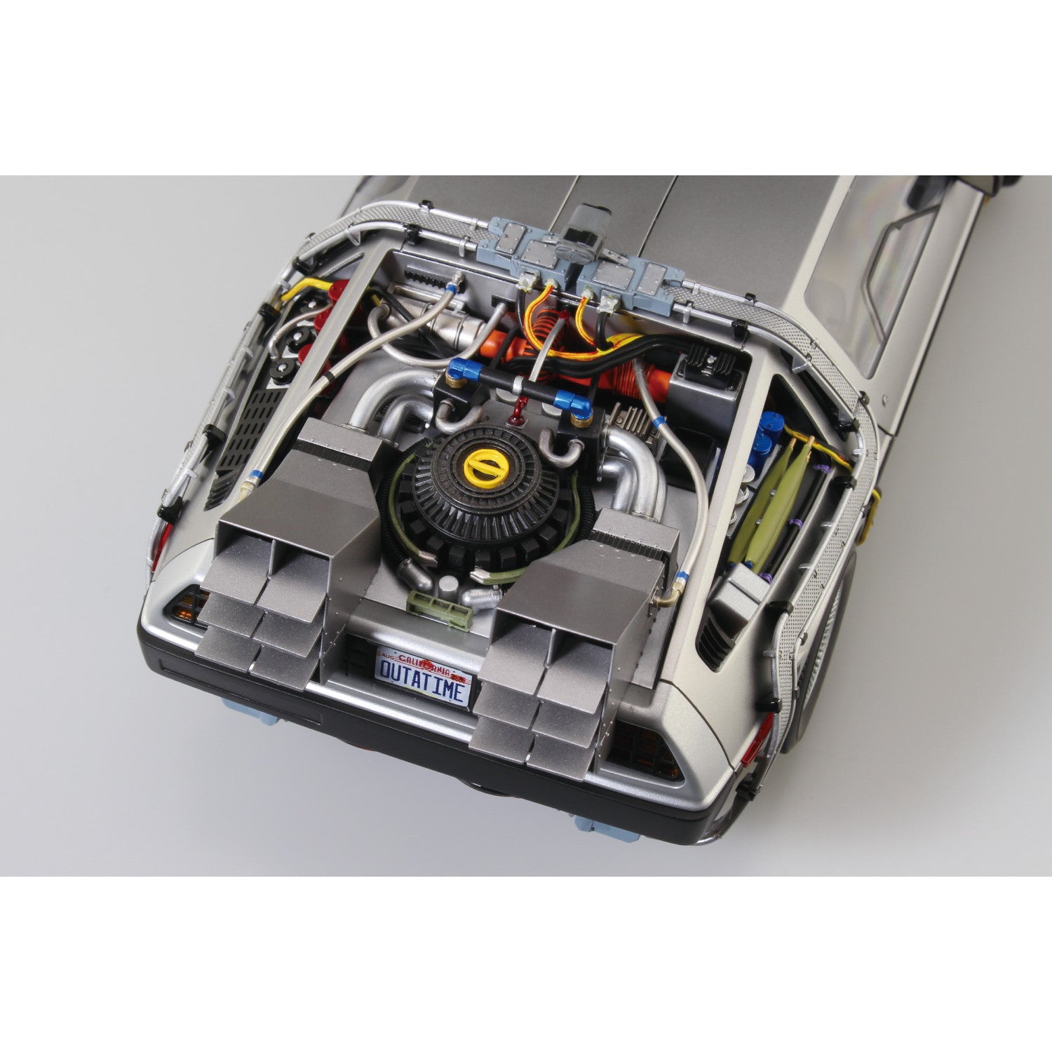 【中古即納】[PTM] (再販) ムービーメカ No.BT-01 1/24 バック・トゥ・ザ・フューチャー PartI タイムマシン プラモデル(064368) アオシマ(20250809)
