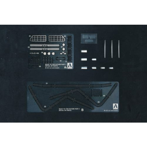 【中古即納】[PTM] ムービーメカ 1/24 バック・トゥ・ザ・フューチャー タイムマシン専用ディテールアップパーツ プラモデル用アクセサリ(067000) アオシマ(2025年9月)