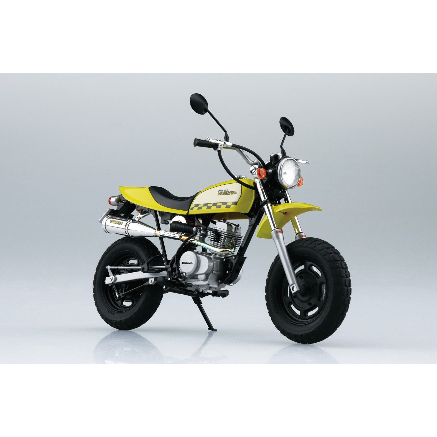 【新品即納】[PTM] (再販) ザ・バイク No.65 1/12 ホンダ AC16 エイプ・50 '06 カスタム 武川仕様 プラモデル(068090) アオシマ(20251031)