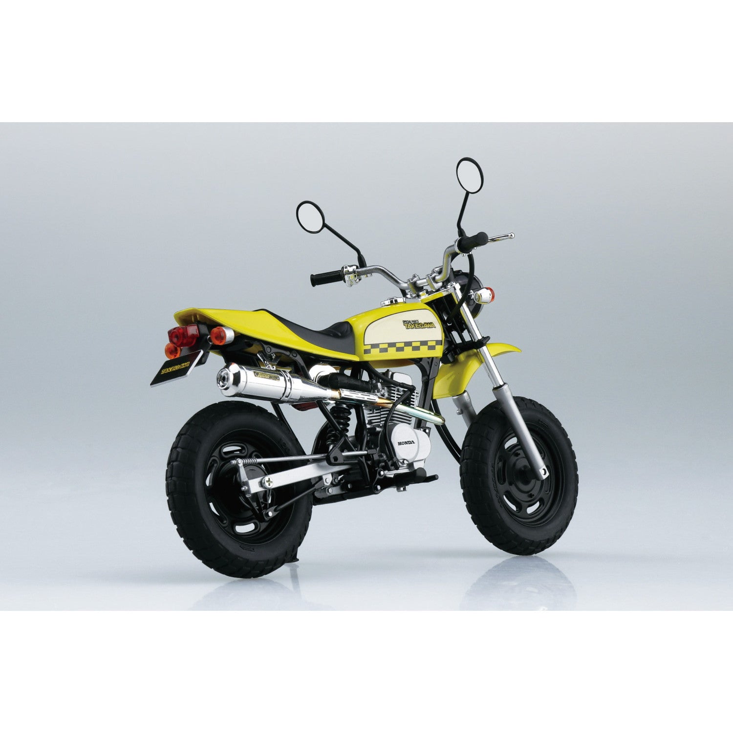 【新品即納】[PTM] (再販) ザ・バイク No.65 1/12 ホンダ AC16 エイプ・50 '06 カスタム 武川仕様 プラモデル(068090) アオシマ(20251031)