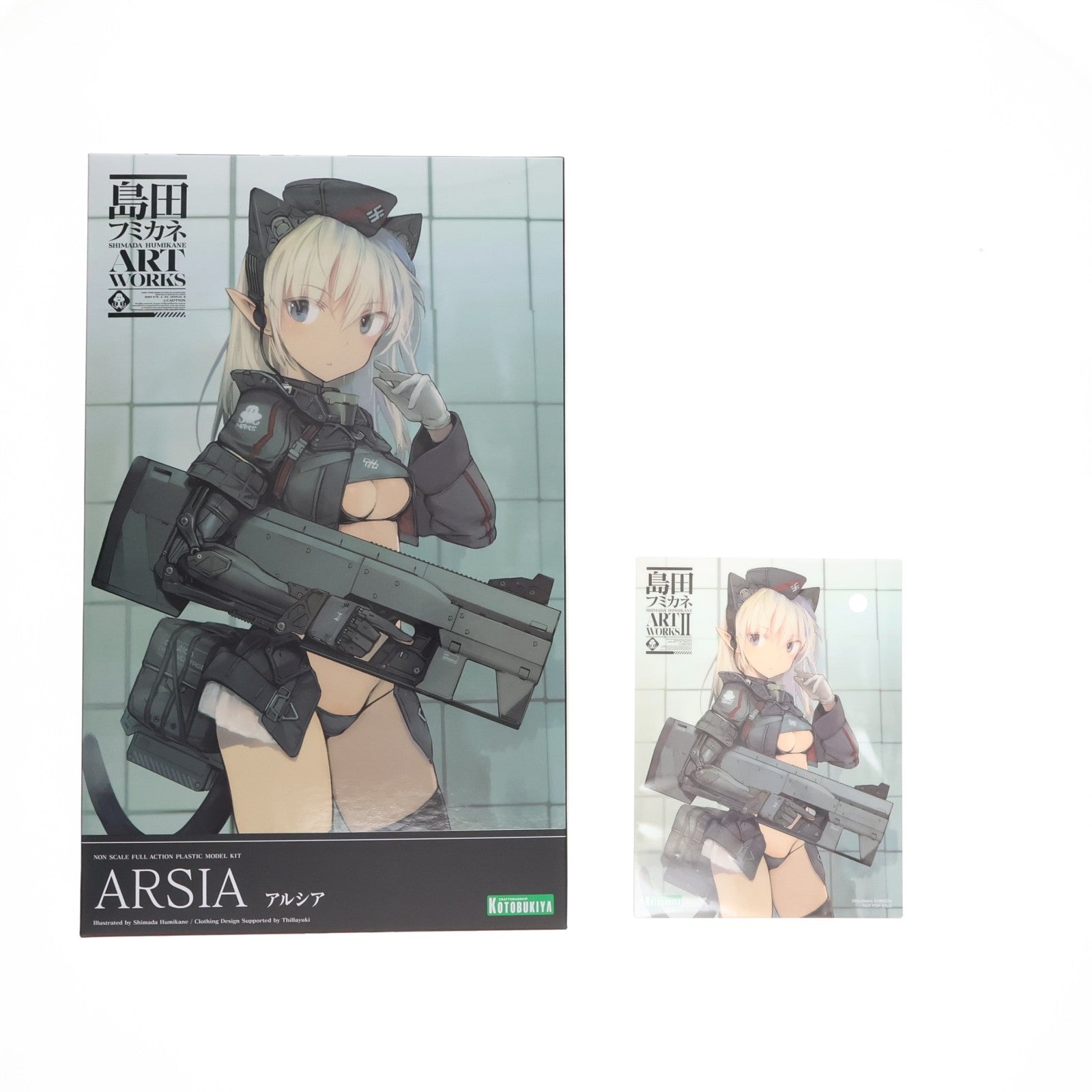 【中古即納】[PTM] コトブキヤショップ限定特典付属 アルシア 島田フミカネ ART WORKS II プラモデル(FG101) コトブキヤ(20220923)