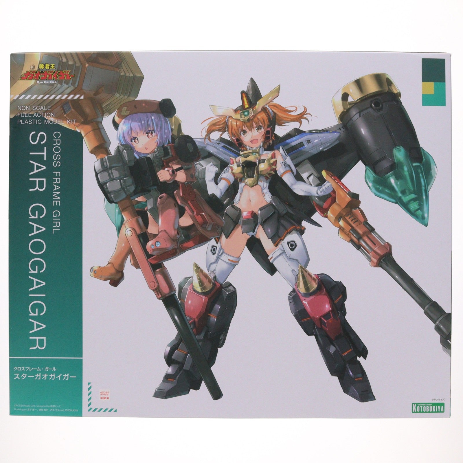 【中古即納】[PTM] フレームアームズ・ガール クロスフレーム・ガール スターガオガイガー 勇者王ガオガイガー プラモデル(CG013) コトブキヤ(20240620)