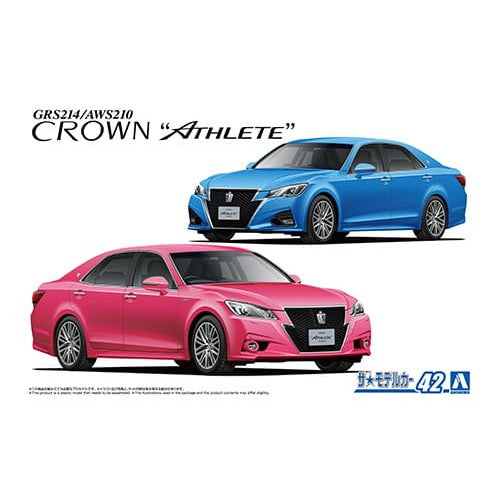 【新品即納】[PTM] (再々販) ザ・モデルカー No.42 1/24 トヨタ GRS214/AWS210 クラウンアスリートG '15 プラモデル(068212) アオシマ(20250922)