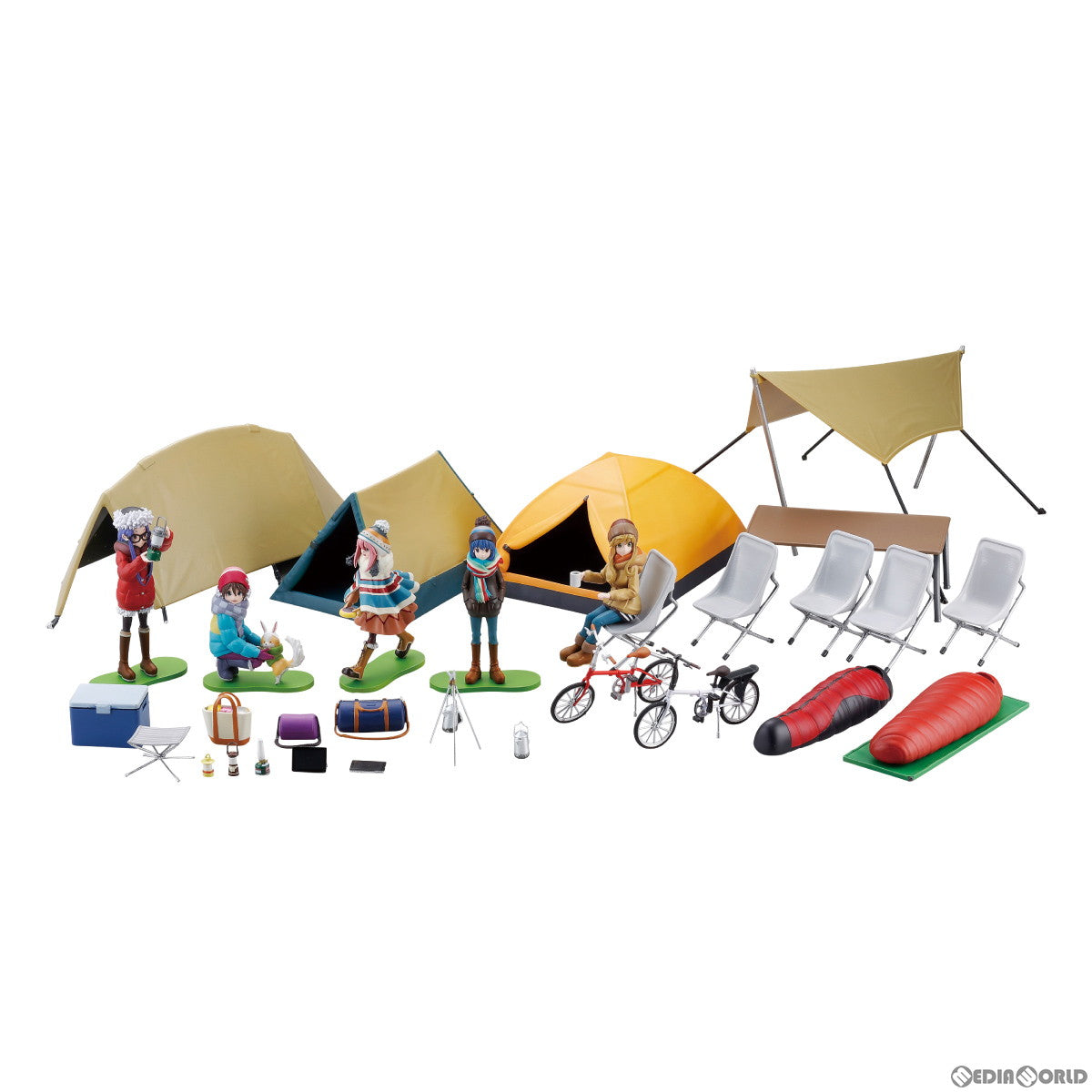 【中古即納】[PTM] (再販)ARTPLA 1/24 キャンプセット ゆるキャン△ プラモデル(AP032) 海洋堂(20240426)