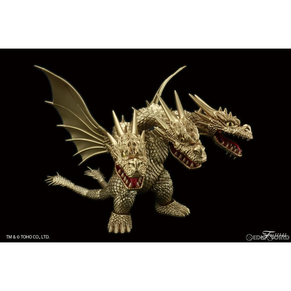 【新品即納】[PTM] チビマルゴジラシリーズNo.401 キングギドラ(1991) 70周年記念バージョン ゴジラVSキングギドラ プラモデル フジミ模型(FUJIMI) (20240324)