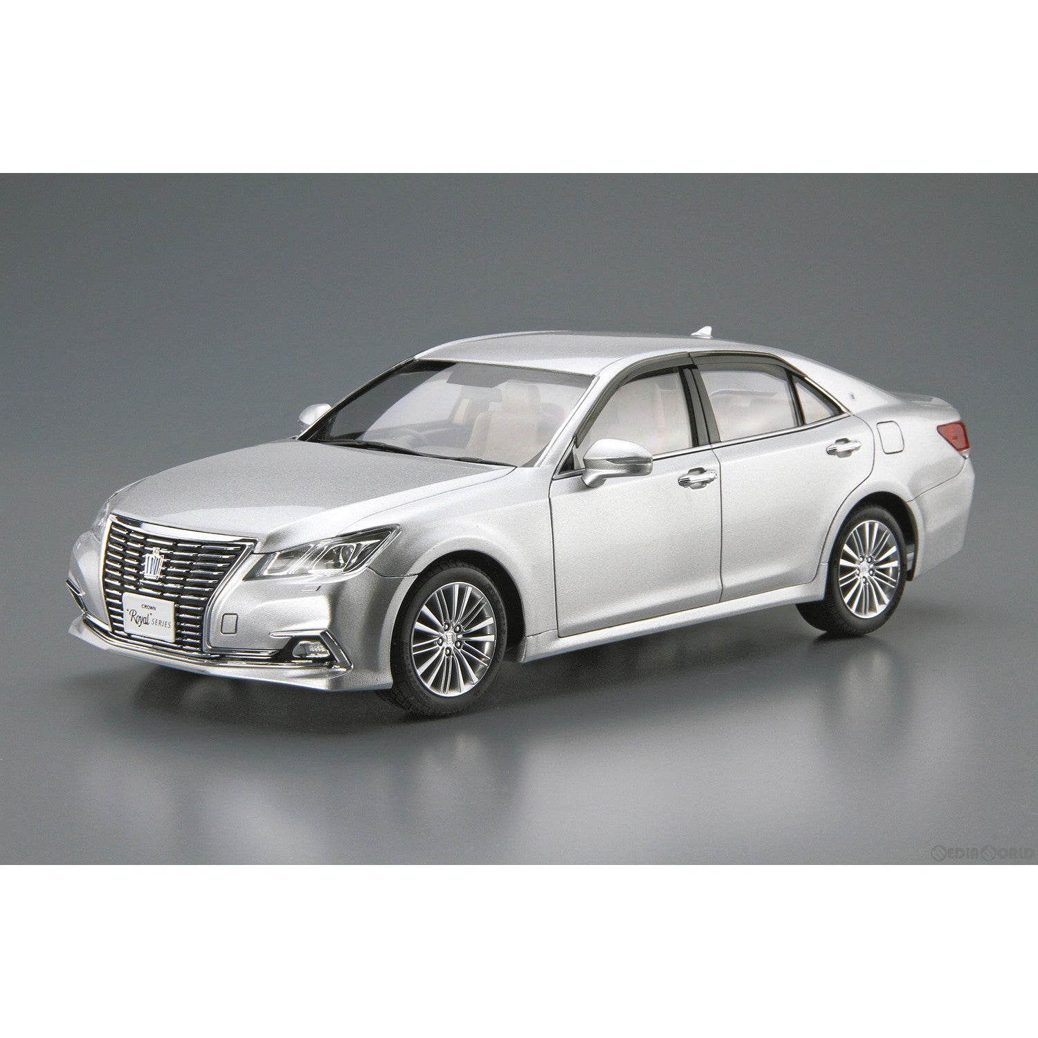 【新品】【お取り寄せ】[PTM] ザ・モデルカー No.121 1/24 トヨタ GRS210/AWS210 クラウン ロイヤルサルーンG 15 プラモデル(068243) アオシマ(20240518)