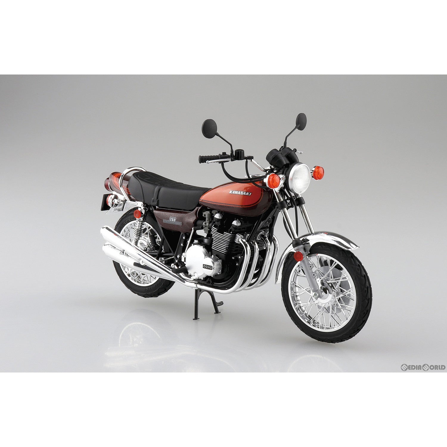 【新品即納】[PTM] ザ・バイク No.43 1/12 カワサキ Z2 750RS '73 カスタムパーツ付き プラモデル(068267) アオシマ(20240522)