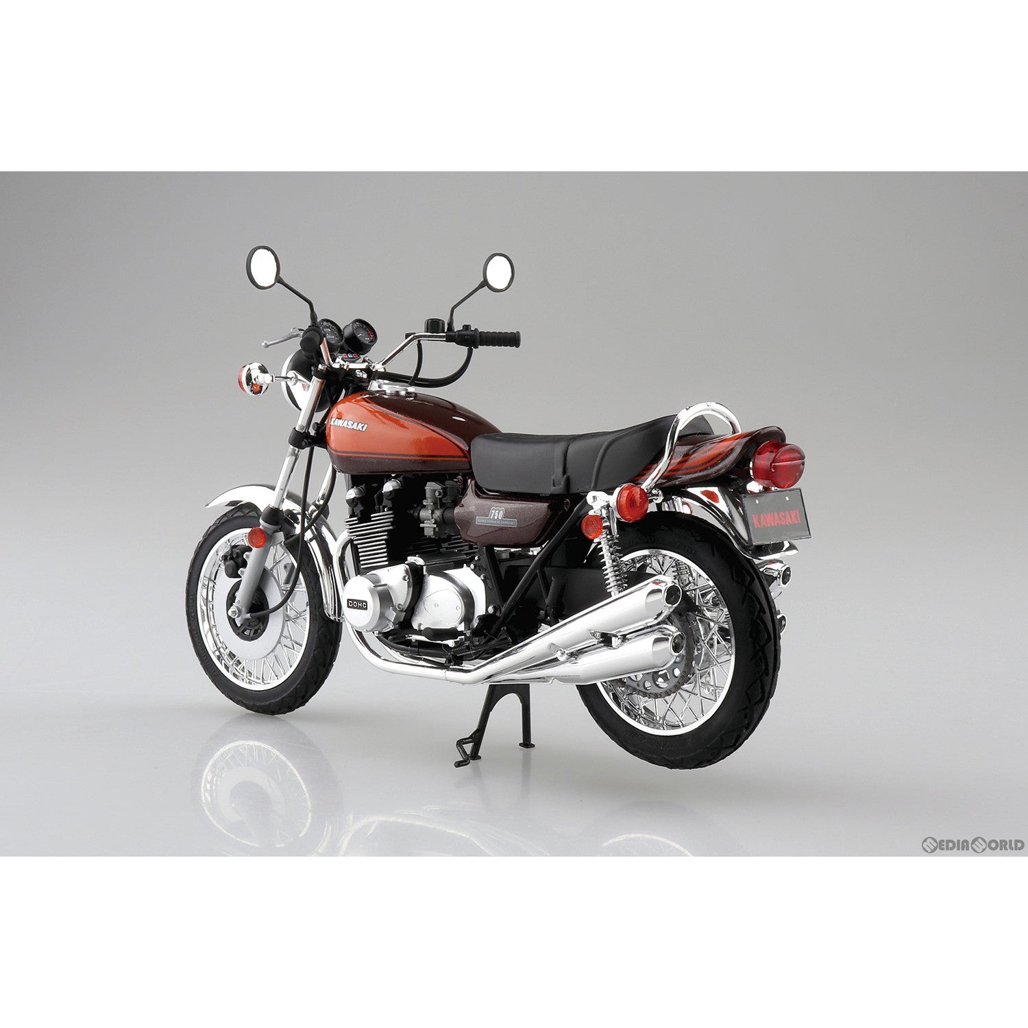 【新品即納】[PTM] ザ・バイク No.43 1/12 カワサキ Z2 750RS '73 カスタムパーツ付き プラモデル(068267) アオシマ(20240522)