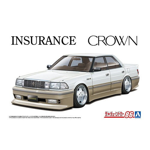 【予約安心出荷】[PTM] (再々販) ザ・チューンドカー No.86 1/24 インシュランス UZS131 クラウン '89(トヨタ) プラモデル(067901) アオシマ(20260531)