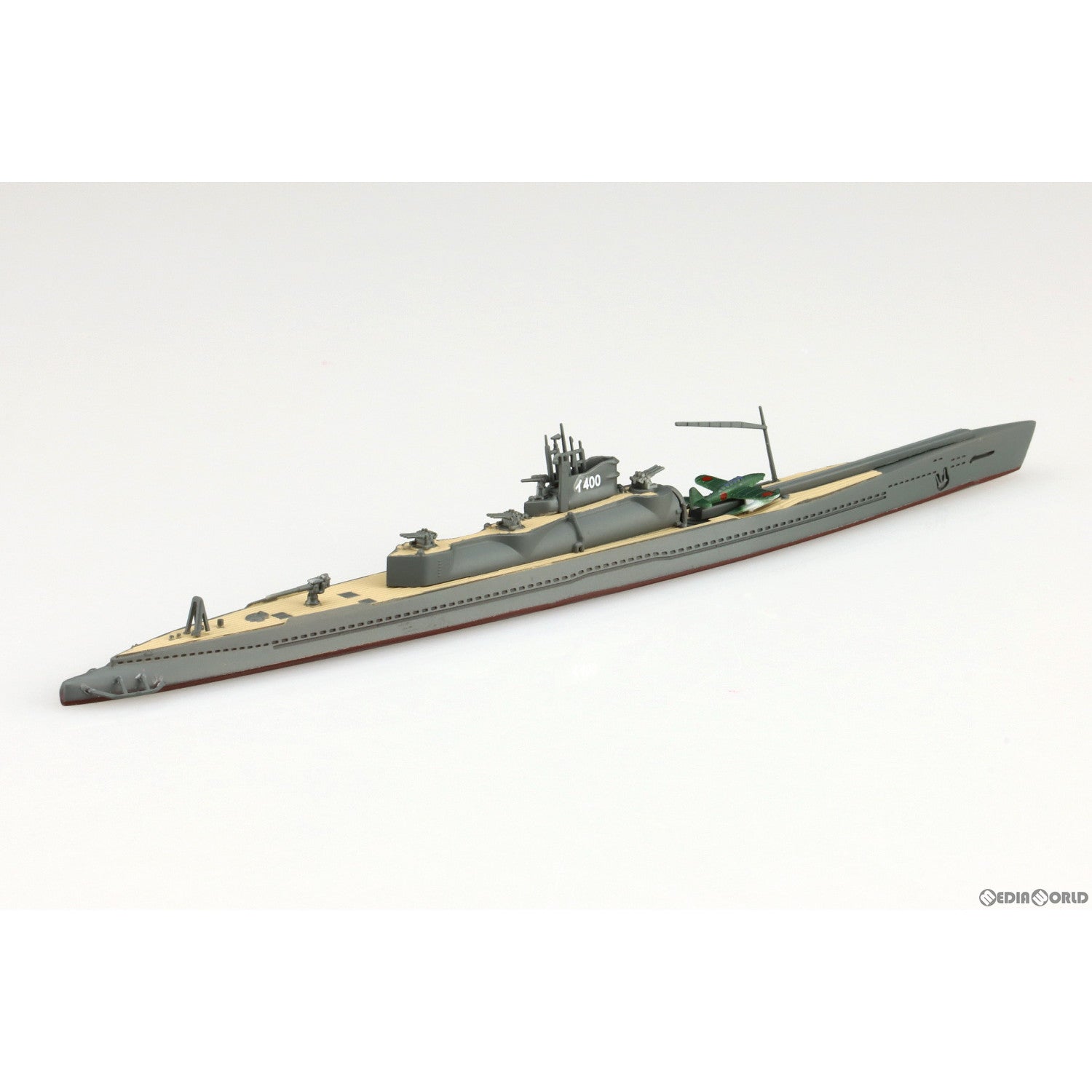 【新品即納】[PTM] 1/700 ウォーターライン No.451 日本海軍 特型潜水艦 伊400 プラモデル(066591) アオシマ(20240613)