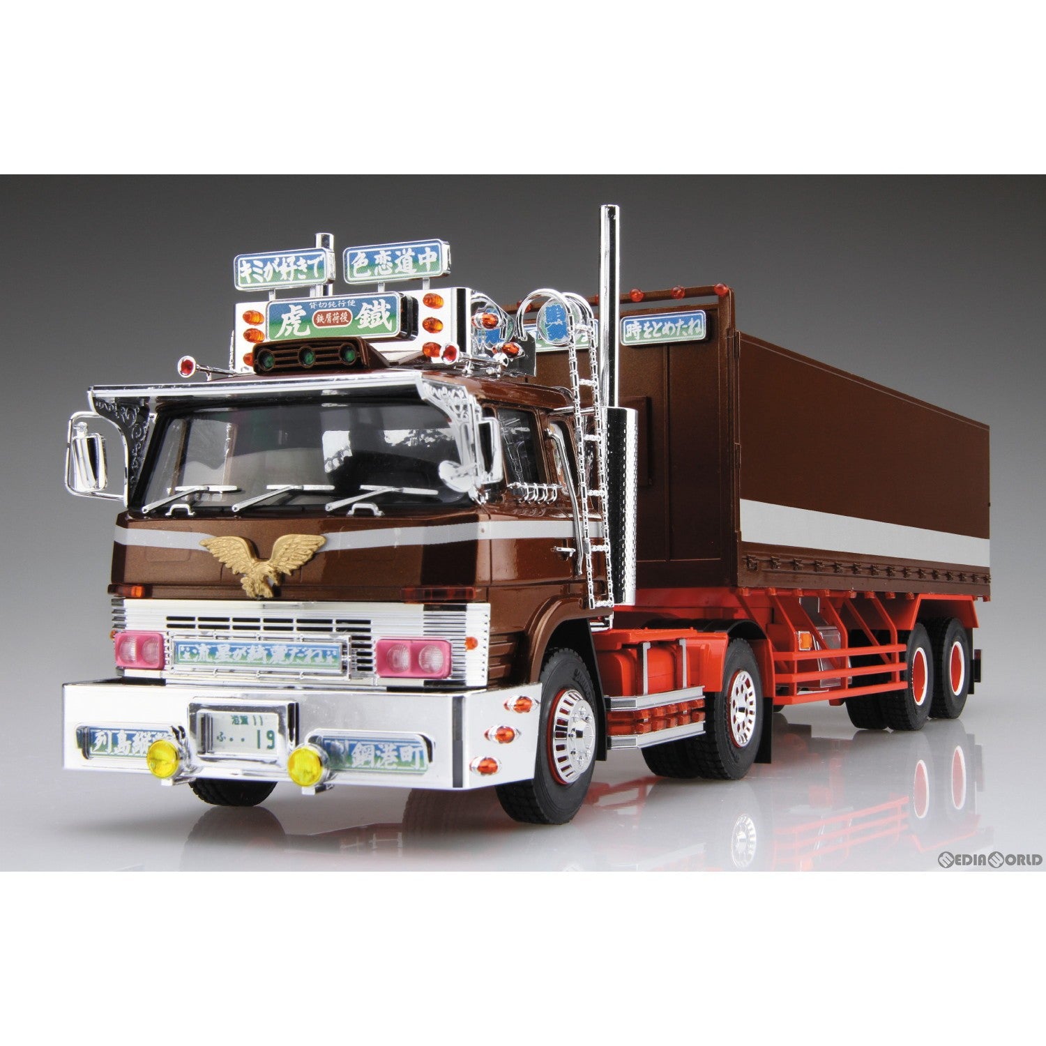 【新品即納】[PTM] ザ・デコトラ No.4 1/32 虎鐵(こてつ) プラモデル(068373) アオシマ(20240621)