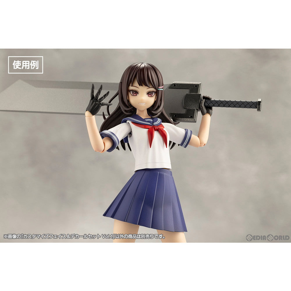 【中古即納】[PTM] 創彩少女庭園 1/10 カスタマイズフェイス&デカールセット Vol.1 プラモデル用アクセサリ(JK051) コトブキヤ(20240627)