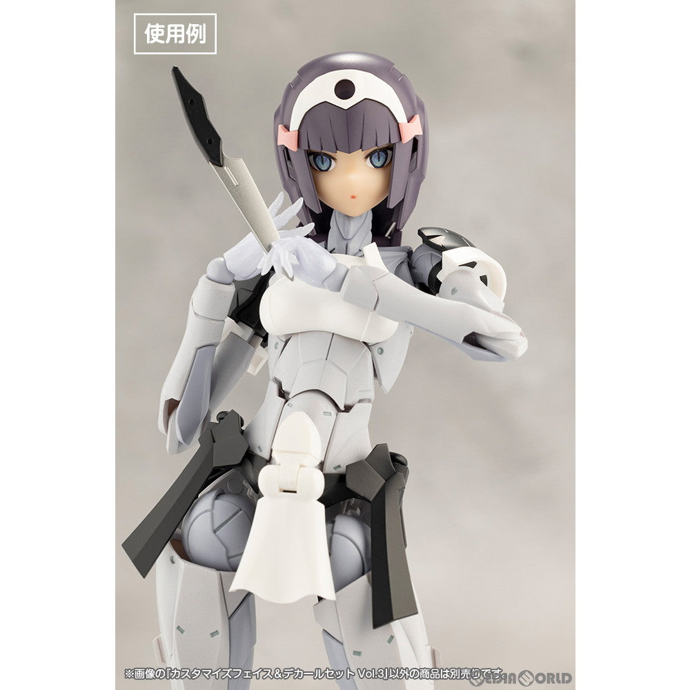 【新品即納】[PTM] 創彩少女庭園 1/10 カスタマイズフェイス&デカールセット Vol.3 プラモデル用アクセサリ(JK053) コトブキヤ(20240627)