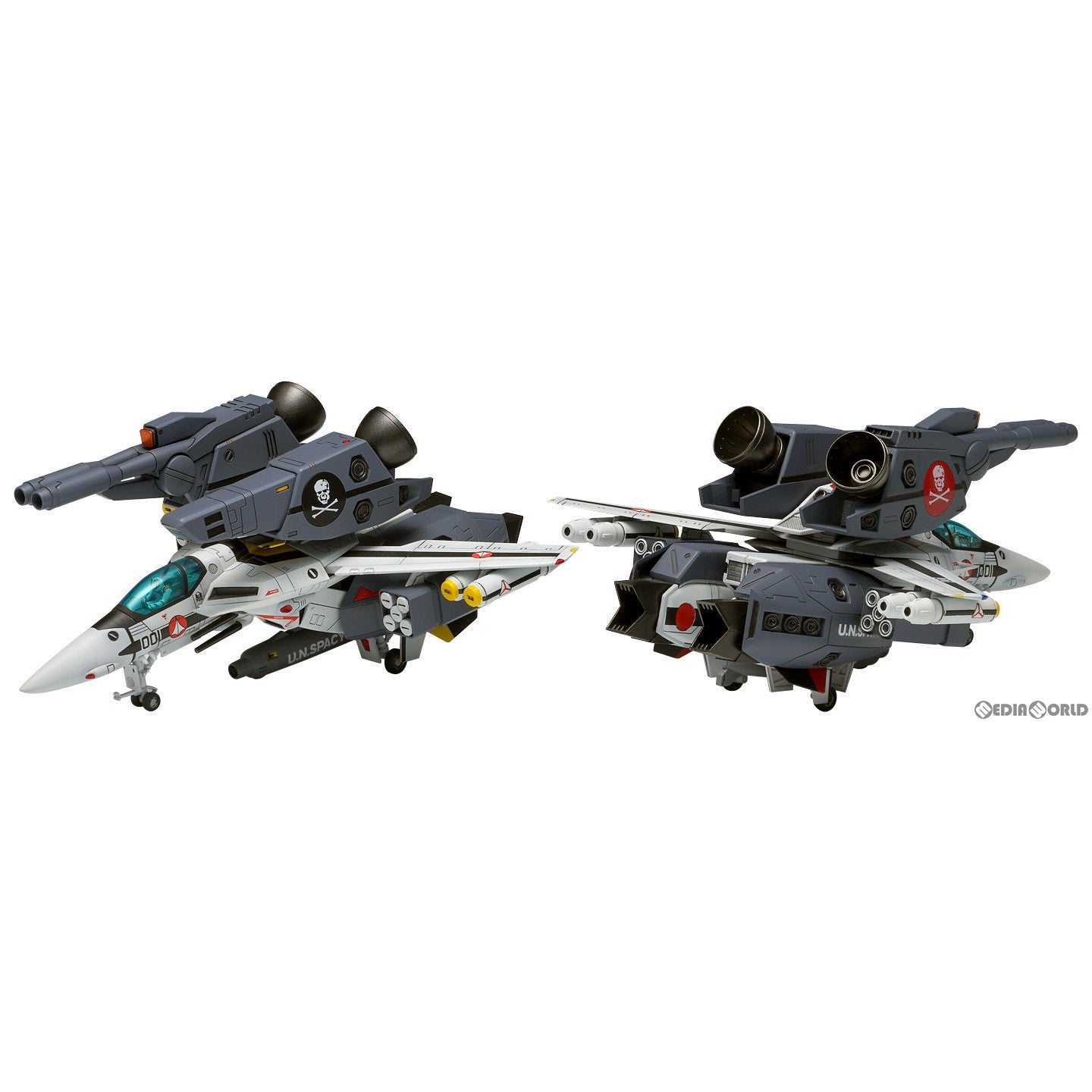 【中古即納】[PTM] 1/100 VF-1S ストライクバルキリー[ファイター] 一条輝機、ロイ・フォッカー機 超時空要塞マクロス 愛・おぼえていますか プラモデル(MC-069) ウェーブ(WAVE)(20240805)