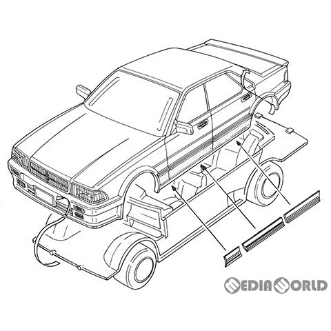 【新品即納】[PTM] 1/24 ハイソカーシリーズ No.3 セドリック V20E グランツーリスモ(Y31) (ハイソカーバージョン) プラモデル(047676) フジミ模型(FUJIMI) (20240529)