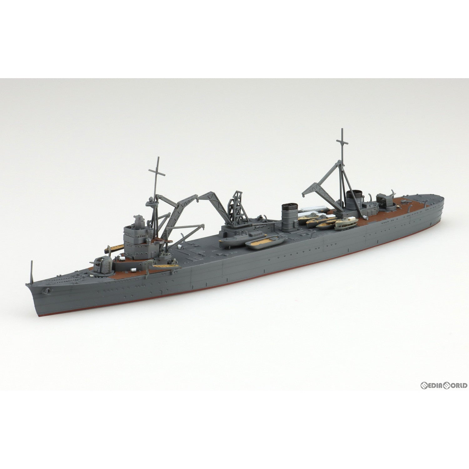 【新品】【お取り寄せ】[PTM] 1/700 ウォーターライン No.566 日本海軍 工作艦 明石 プラモデル(067260) アオシマ(20240713)