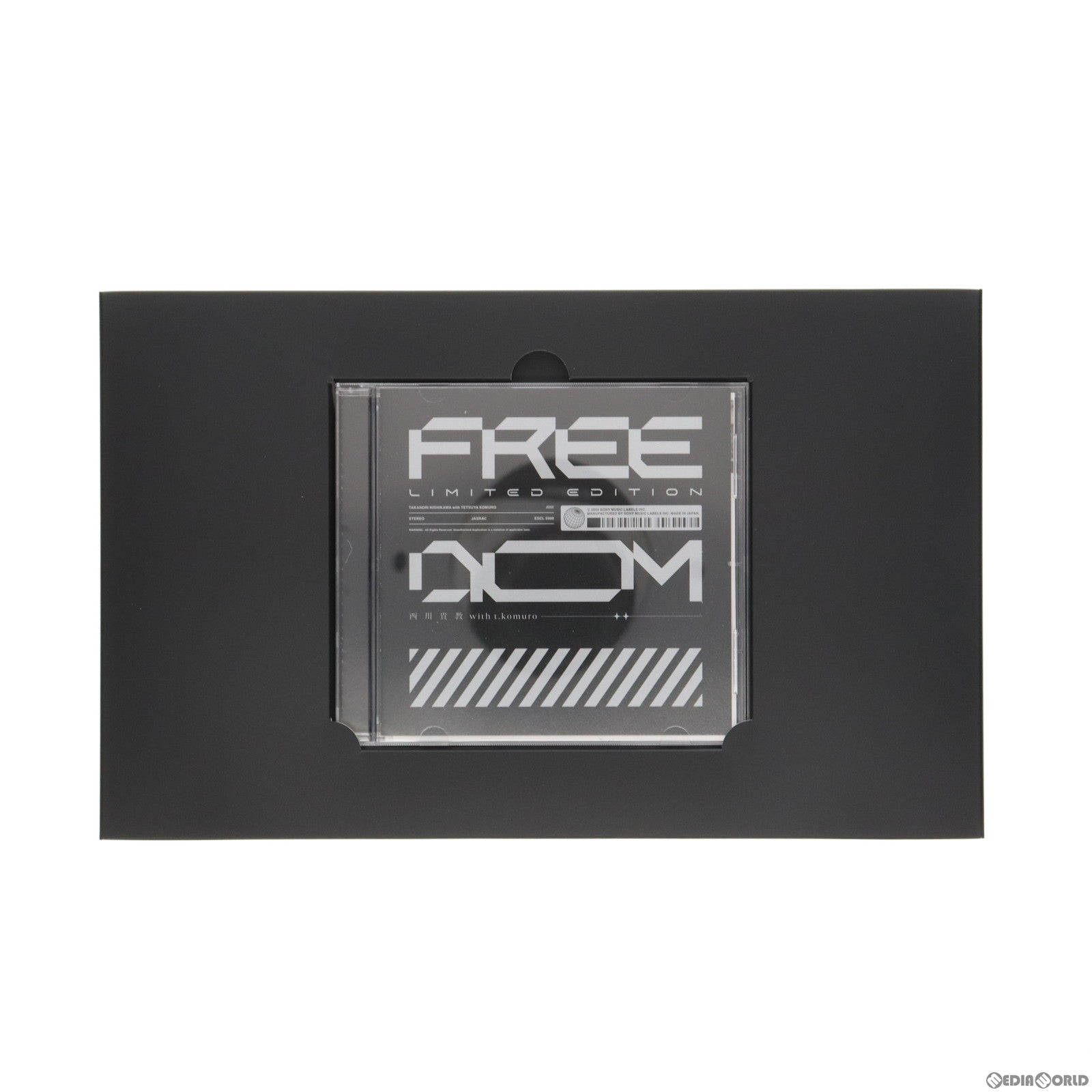 【中古即納】[PTM] 西川貴教 with t.komuro/FREEDOM[完全生産限定盤](HG 1/144 フリーダムガンダム ポラライズドクリア付属) 機動戦士ガンダムSEED FREEDOM(シード フリーダム) プラモデル CD(ESCL-5908) Sony Music Labels(20240124)