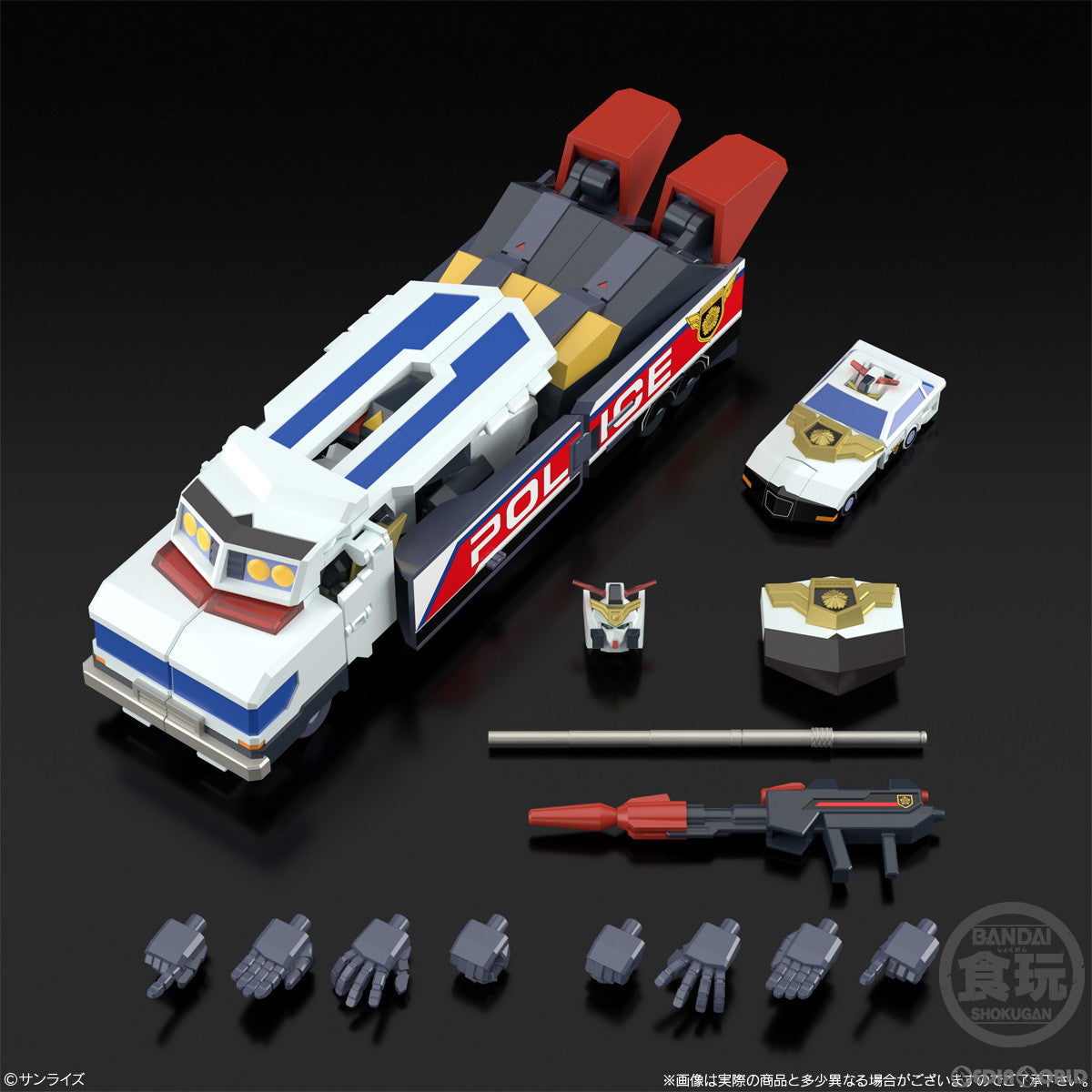 【新品即納】[PTM] (食玩) SMP[SHOKUGAN MODELING PROJECT] 勇者警察ジェイデッカー プラモデル バンダイ(20240729)