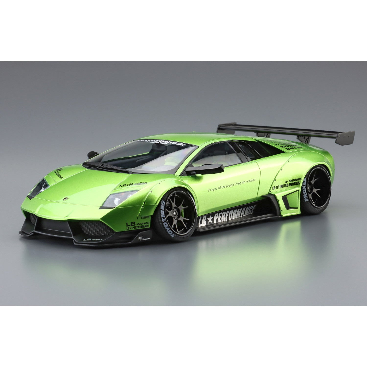 【新品即納】[PTM] (再販)1/24 リバティーウォーク No.22 LBワークス ランボルギーニ ムルシエラゴ Ver.2 プラモデル(059944) アオシマ(20250131)