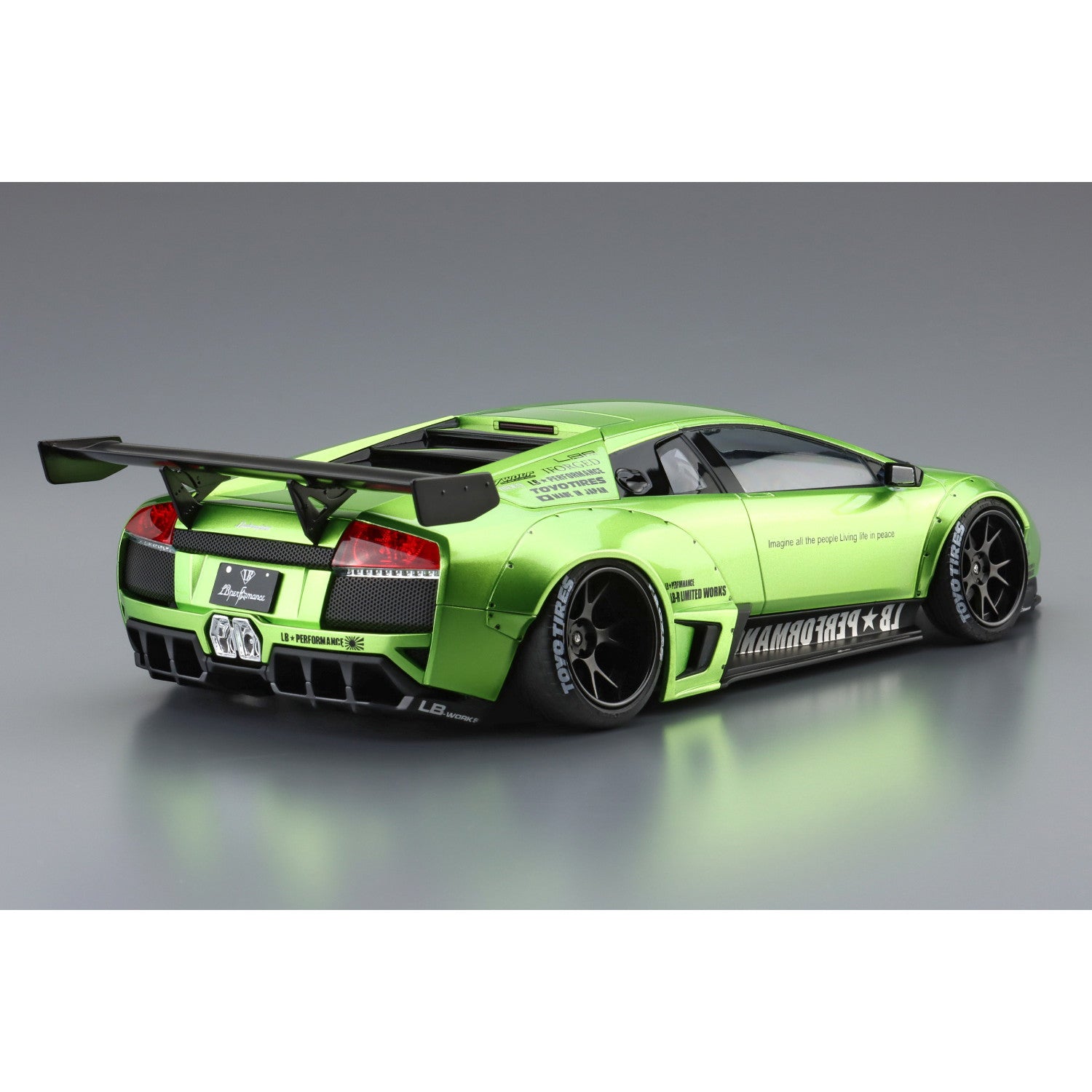 【新品即納】[PTM] (再販)1/24 リバティーウォーク No.22 LBワークス ランボルギーニ ムルシエラゴ Ver.2 プラモデル(059944) アオシマ(20250131)