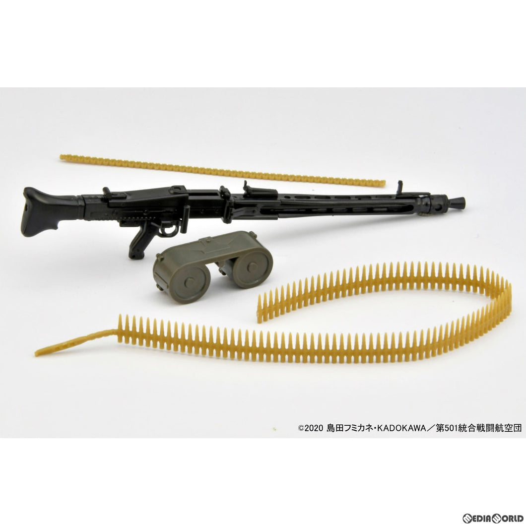 【新品即納】[PTM] カード2枚付属 LittleArmory(リトルアーモリー) LASW07 1/12 『ストライクウィッチーズ ROAD to BERLIN』MG42S(エイラ) プラモデル(328902) TOMYTEC(トミーテック) (20240824)
