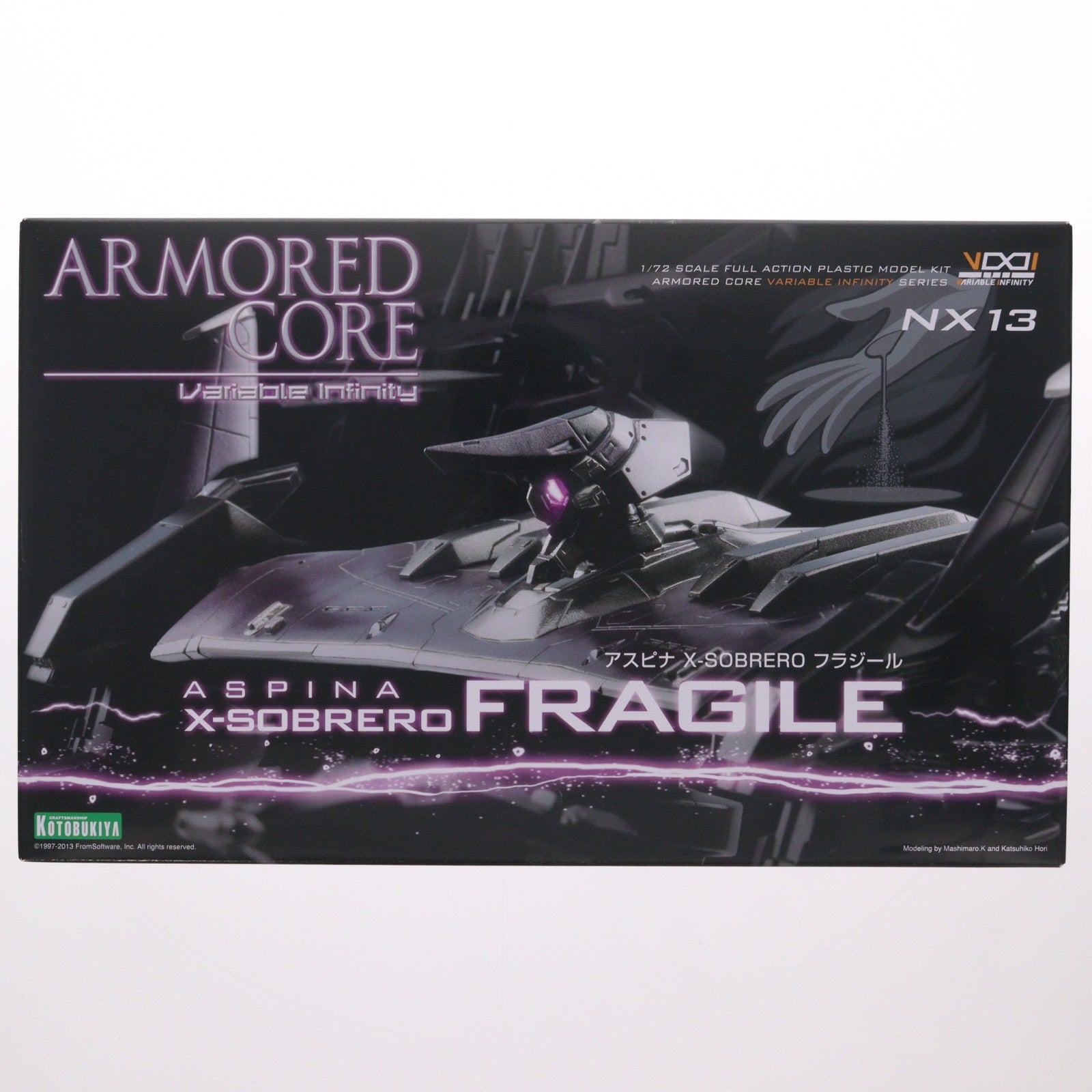 【中古即納】[PTM] (2次再販) V.I.シリーズ(ヴァリアブルインフィニティシリーズ) 1/72 アスピナ X-SOBRERO(ソブレロ) フラジール ARMORED CORE for Answer(アーマード・コア フォーアンサー) プラモデル(VI067X) コトブキヤ(20241124)