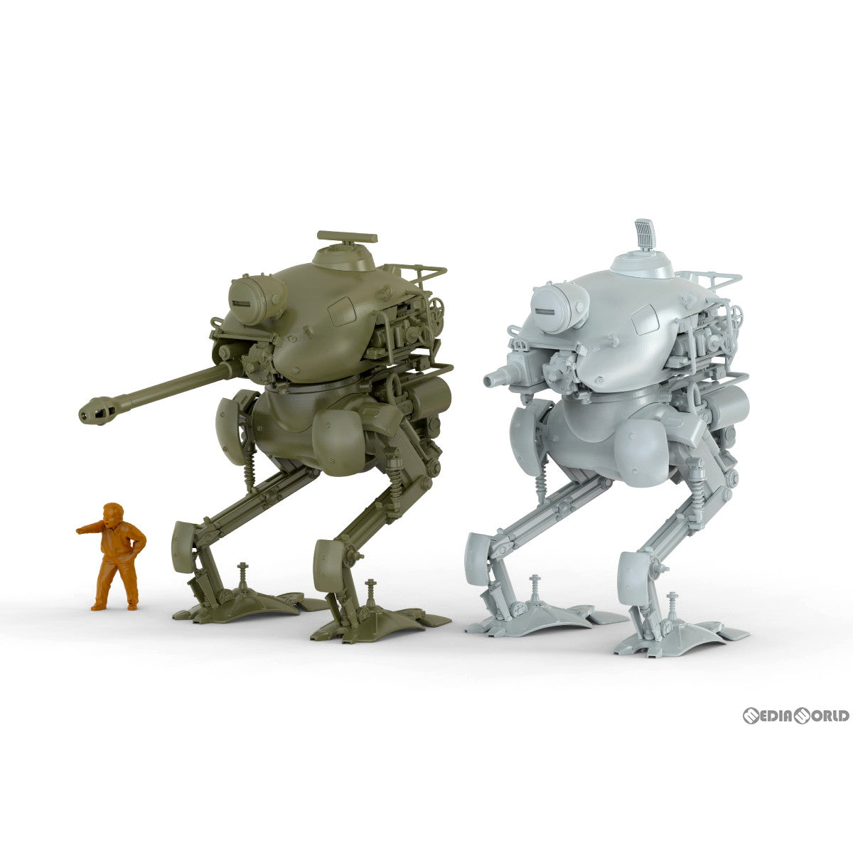 【中古即納】[PTM] ARTPLA 1/35 パックレーテ[長砲身・短砲身]&ビクター マシーネンクリーガー プラモデル(AP038) 海洋堂(20240830)