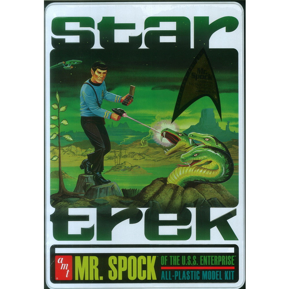 【新品即納】[PTM] (再販) 1/12 Mr.スポック(限定パッケージ) STAR TREK(スター・トレック) プラモデル(AMT624) AMT(20241031)