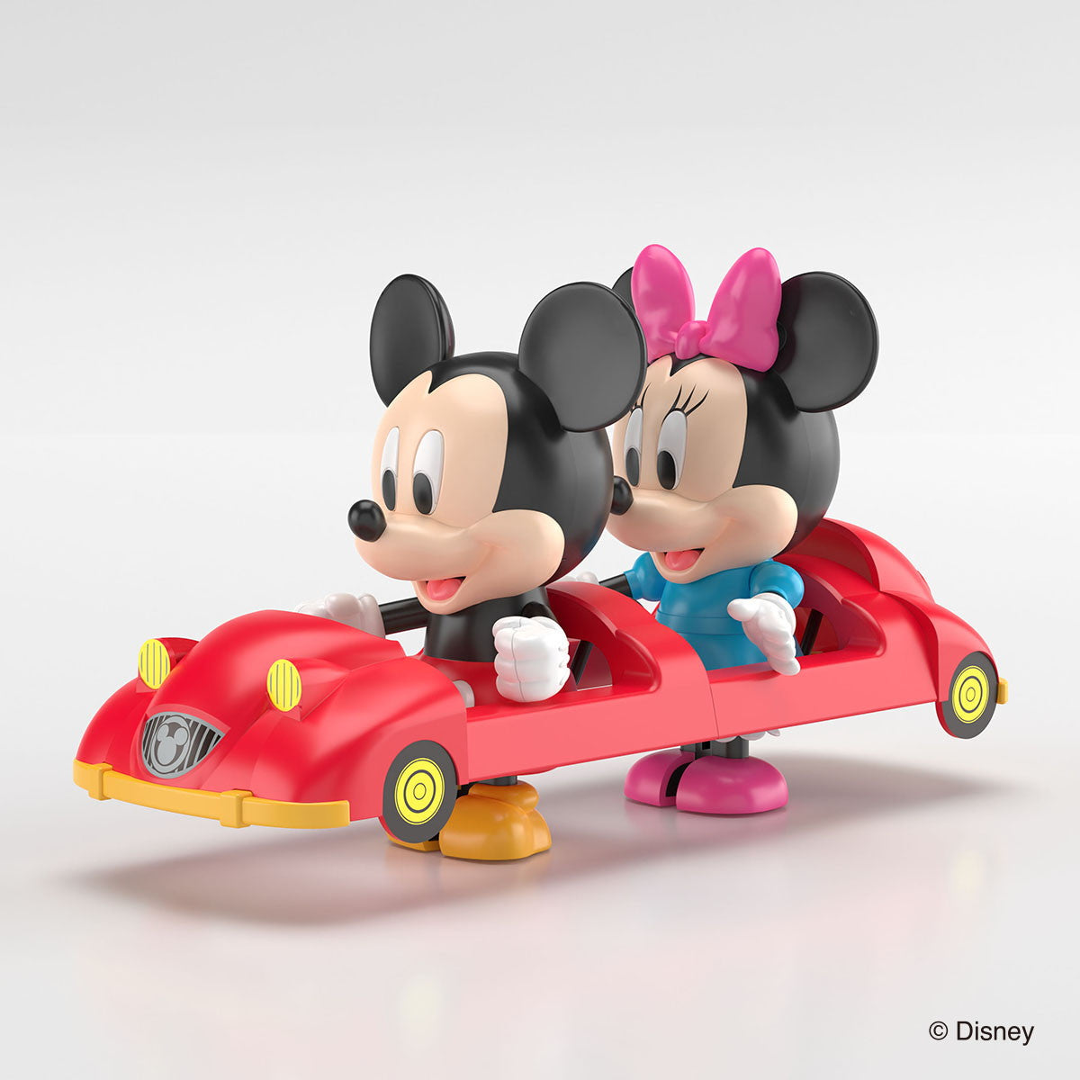 【新品即納】[PTM] 楽プラ トコトコ No.DP-03 ミッキー&ミニー ディズニー プラモデル(067048) アオシマ(20240930)