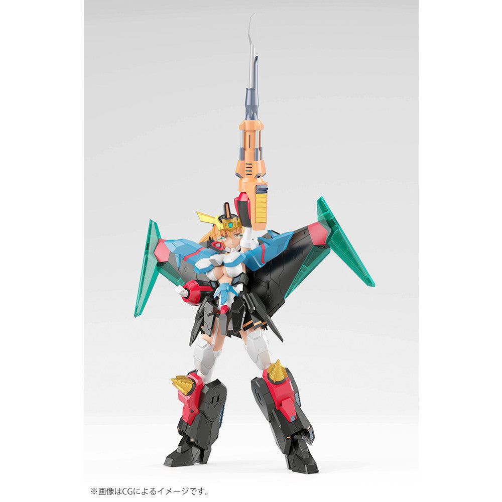 【予約安心出荷】[PTM]フレームアームズ・ガール クロスフレーム・ガール ガオファイガー 勇者王ガオガイガーFINAL プラモデル(CG006) コトブキヤ(2024年12月)