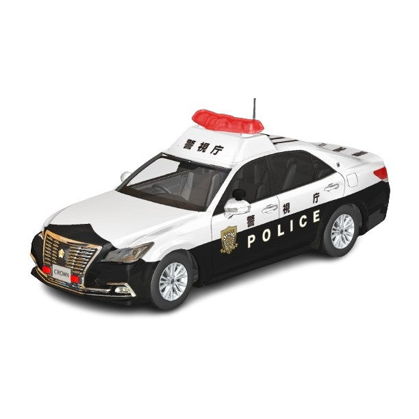 【中古即納】[PTM] 初回生産特典付属 楽プラ スナップキット No.1-PC 1/32 トヨタ クラウンパトロールカー プラモデル(067147) アオシマ(20240928)