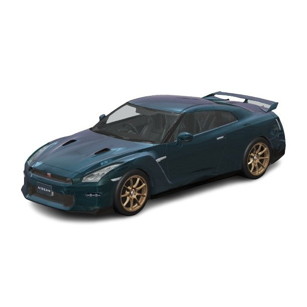 【新品即納】[PTM] 初回生産特典付属 楽プラ スナップキット No.3-MP 1/32 ニッサン R35 NISSAN GT-R 2024(ミッドナイトパープル) プラモデル(065464) アオシマ(20240930)