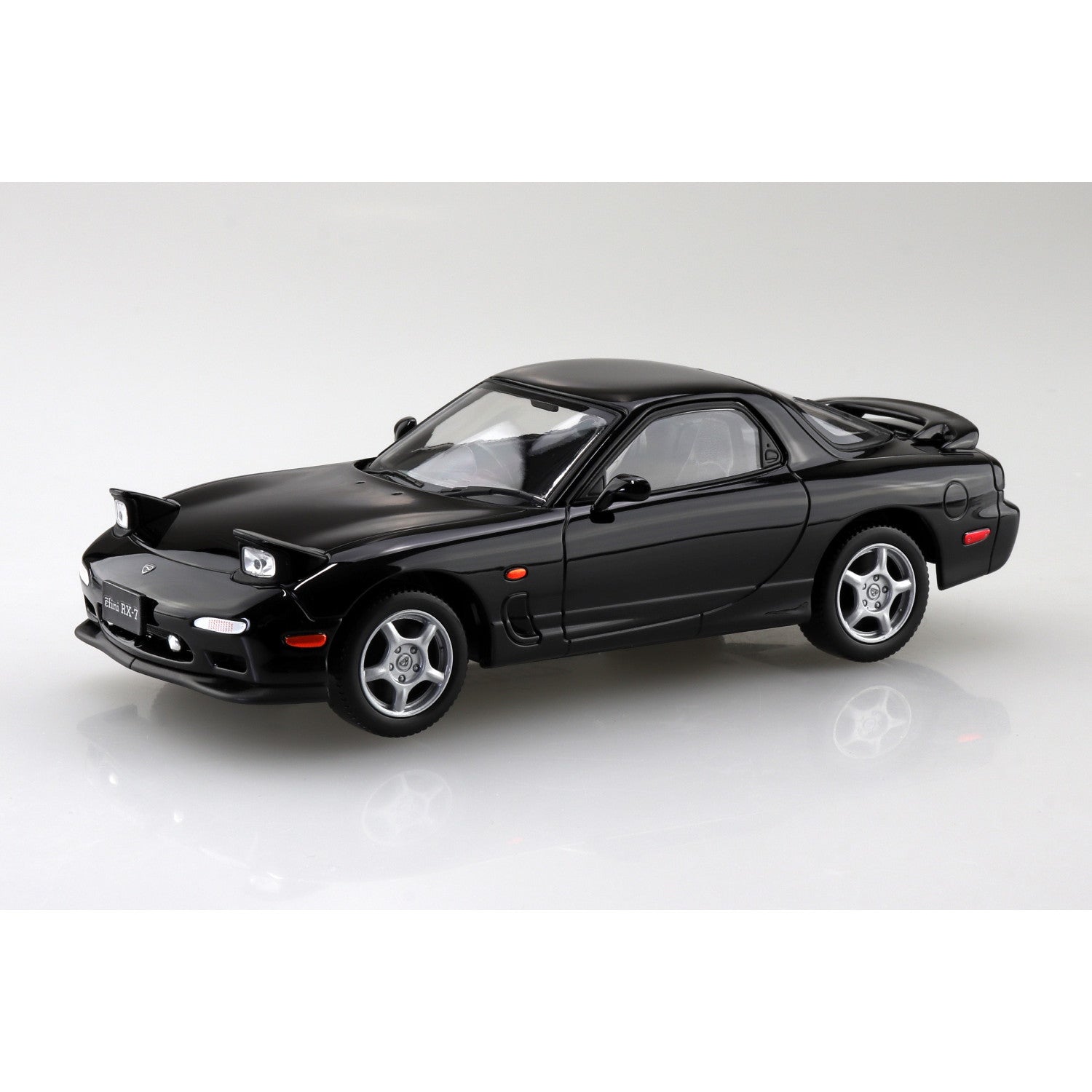 【新品即納】[PTM] 初回生産特典付属 楽プラ スナップキット No.4-BB 1/32 アンフィニ FD3S RX-7(ブリリアントブラック) プラモデル(065525) アオシマ(20240913)