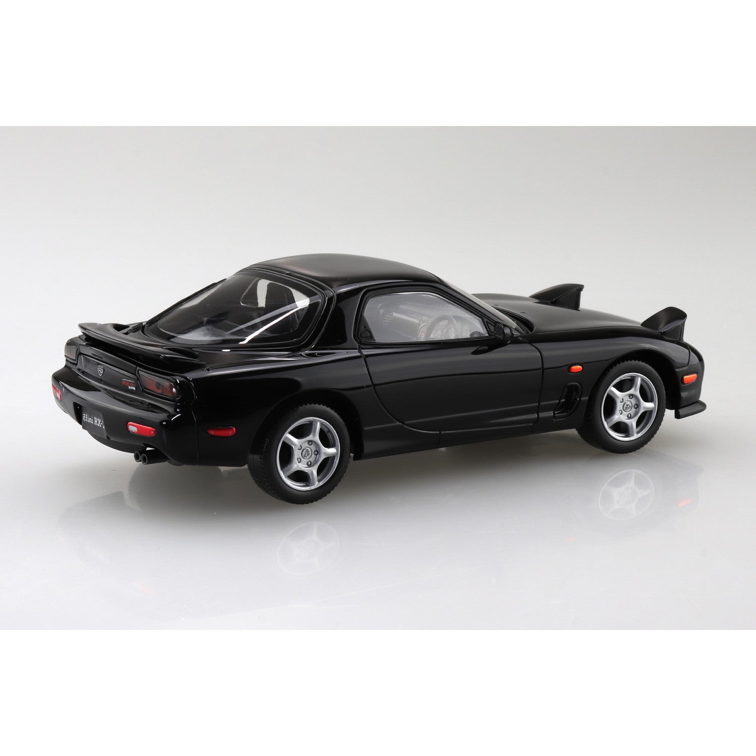 【新品即納】[PTM] 初回生産特典付属 楽プラ スナップキット No.4-BB 1/32 アンフィニ FD3S RX-7(ブリリアントブラック) プラモデル(065525) アオシマ(20240913)