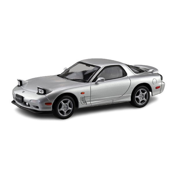 【新品即納】[PTM] 初回生産特典付属 楽プラ スナップキット No.4-SS 1/32 アンフィニ FD3S RX-7(シルバーストーンメタリック) プラモデル(065532) アオシマ(20240913)
