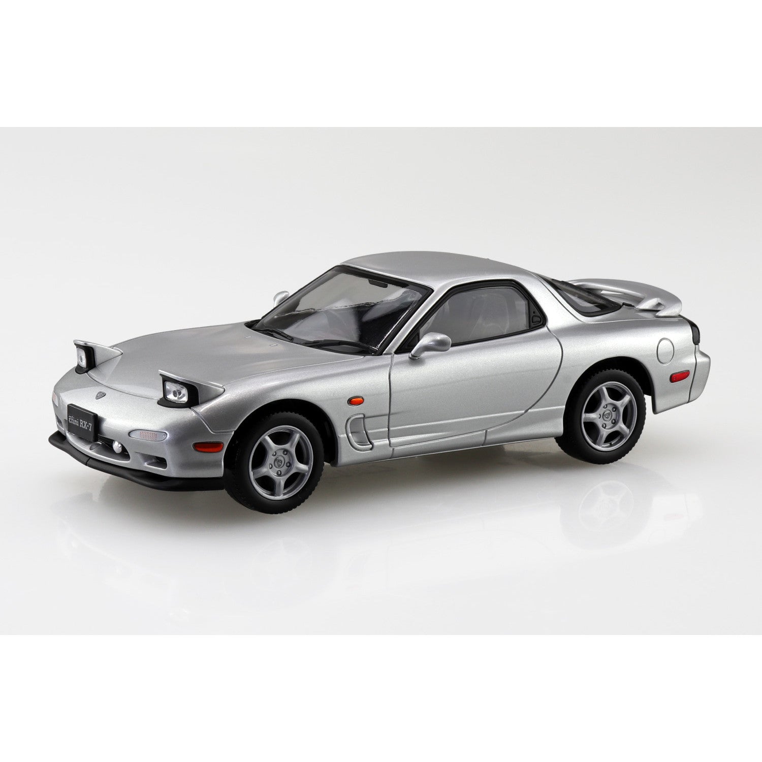 【新品即納】[PTM] 初回生産特典付属 楽プラ スナップキット No.4-SS 1/32 アンフィニ FD3S RX-7(シルバーストーンメタリック) プラモデル(065532) アオシマ(20240913)