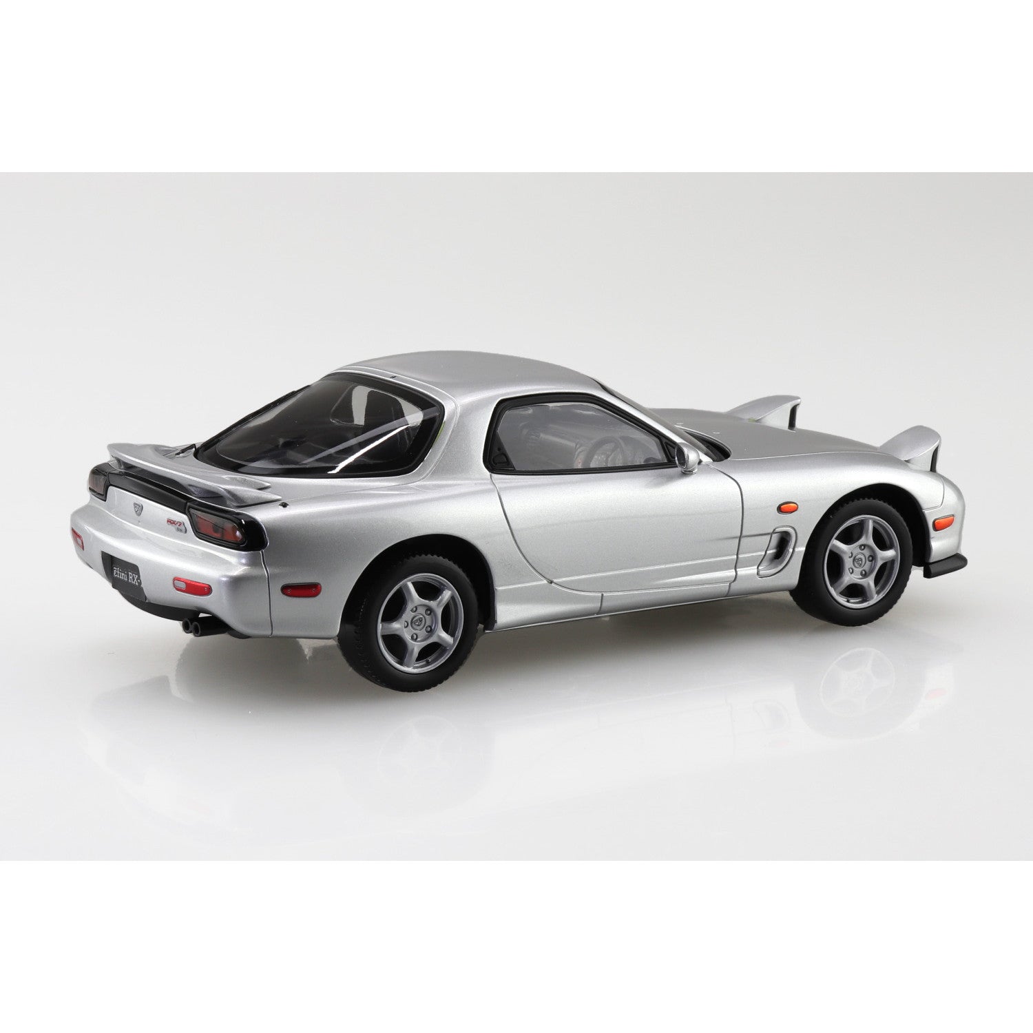 【新品即納】[PTM] 初回生産特典付属 楽プラ スナップキット No.4-SS 1/32 アンフィニ FD3S RX-7(シルバーストーンメタリック) プラモデル(065532) アオシマ(20240913)