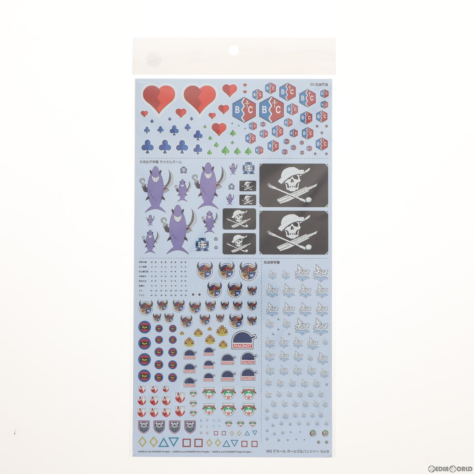 【中古即納】[PTM] モデルカステン限定 1/35 MGデカール ガールズ&パンツァー Vol.8 ガールズ&パンツァー 最終章 プラモデル用アクセサリ(GD-11) アートボックス/モデルカステン(20181231)