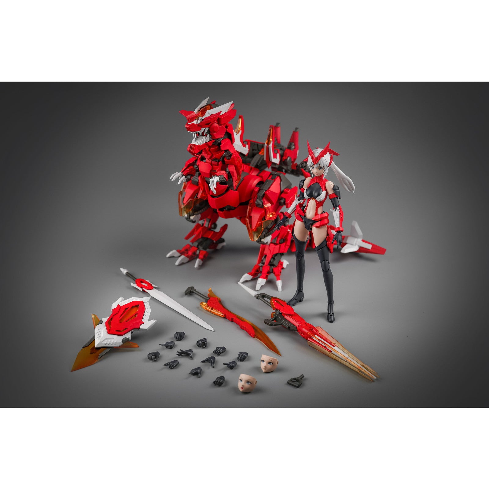 【新品即納】[PTM] 龍姫-01 1/12 羽王龍&火蛍 プラモデル 喜玩社(X-PLAY)(20250331)