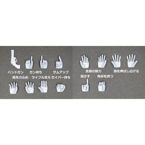 【新品即納】[PTM] スモールサイズ メカ用汎用ハンドパーツ プラモデル用アクセサリ HMA(エイチエムエー) (20240825)