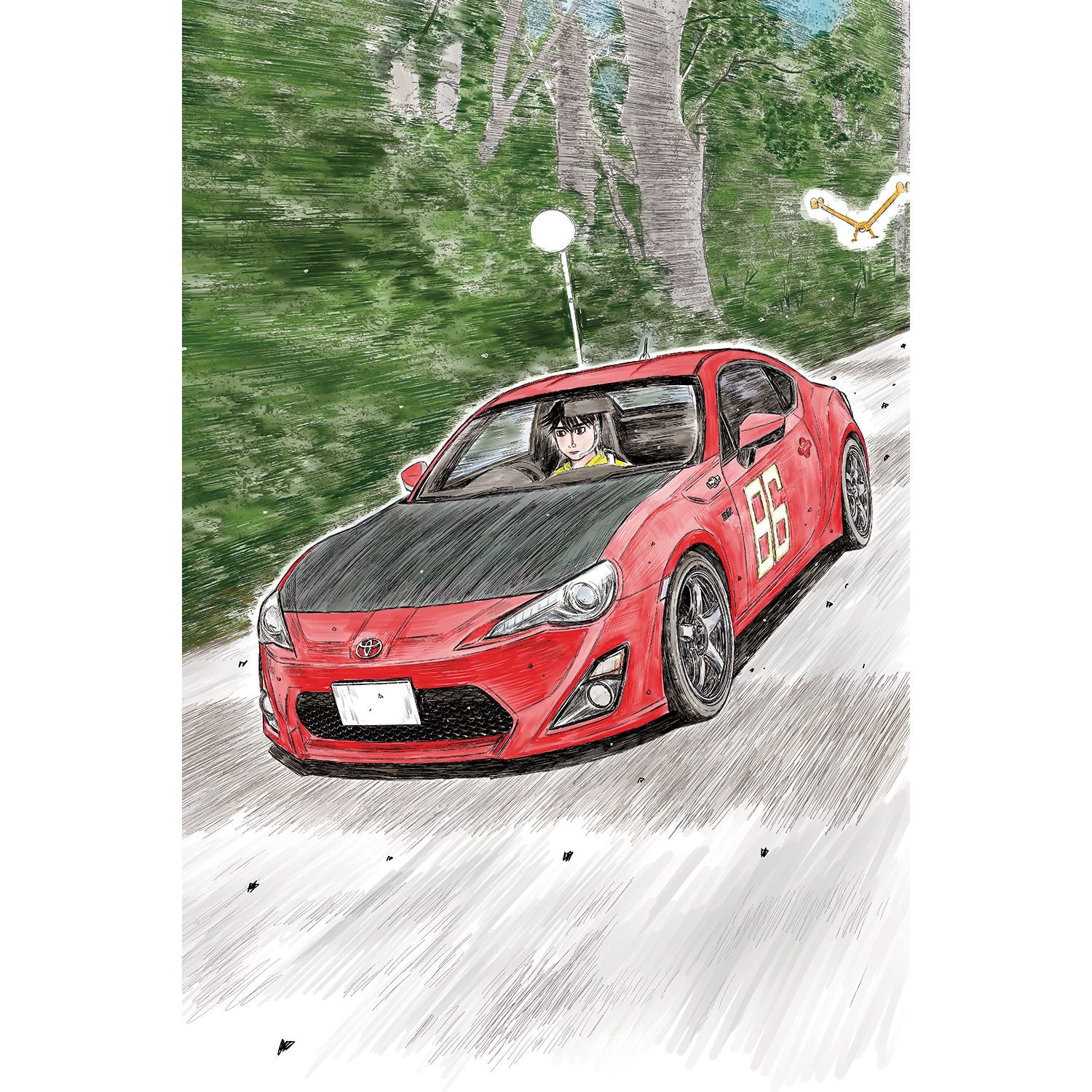 【中古即納】[PTM] 1/24 MFゴースト No.3 片桐夏向(かたぎりかなた) ZN6 TOYOTA86 第9巻 ザ・ペニンシュラ真鶴仕様 プラモデル(067833) アオシマ(20240929)