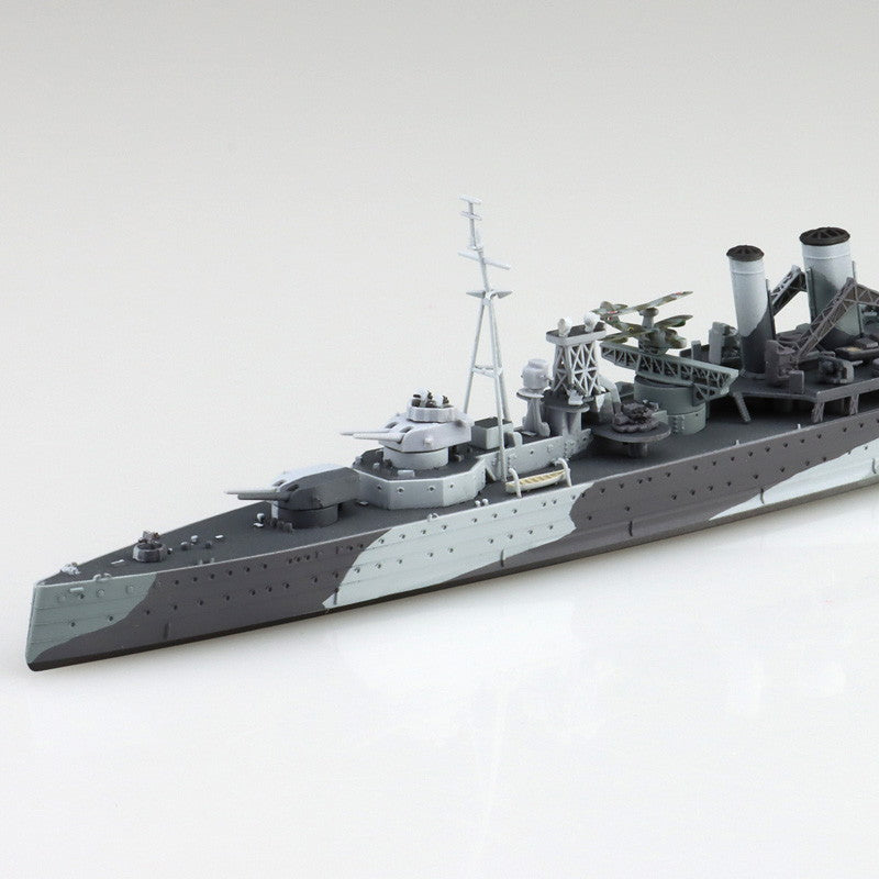 【新品即納】[PTM] 1/700 ウォーターライン No.811 英国海軍 重巡洋艦 ケント プラモデル(067390) アオシマ(20240920)