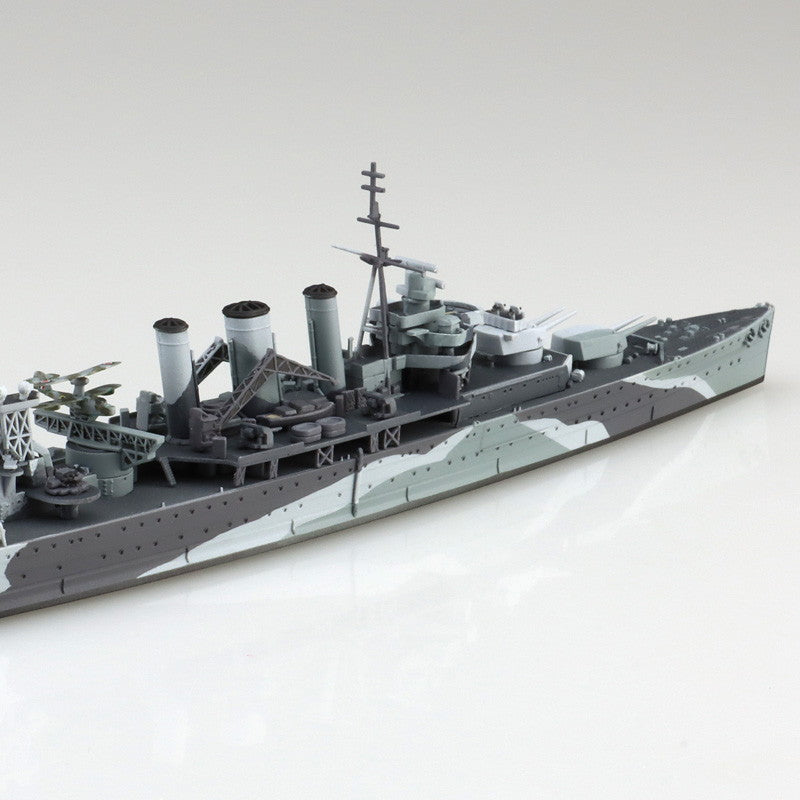 【新品即納】[PTM] 1/700 ウォーターライン No.811 英国海軍 重巡洋艦 ケント プラモデル(067390) アオシマ(20240920)