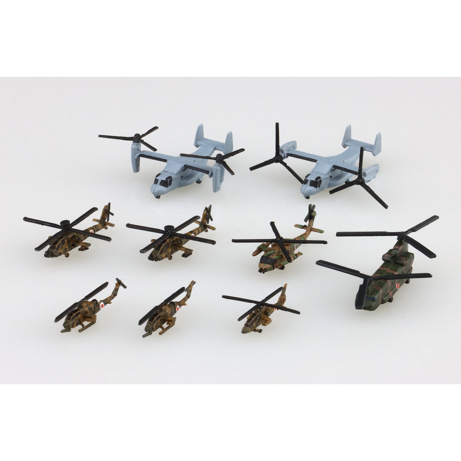 【新品即納】[PTM] 1/700 ウォーターライン No.556 陸上自衛隊 ヘリコプターセット プラモデル(067406) アオシマ(20240912)